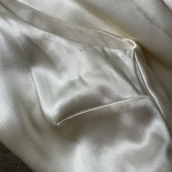 Reformation Margot Wedding Dress Gown Silk Satin Ivory Mermaid Train With Tags 0 - Picture 16 of 16